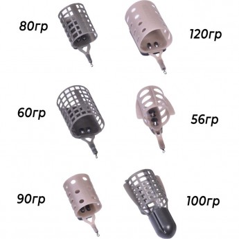 Набор пластиковых фидерных кормушек FEEDER CONCEPT M6 РЕКА/КАНАЛ 6шт. Набор пластиковых фидерных кормушек FEEDER CONCEPT M6 РЕКА/КАНАЛ 6шт.